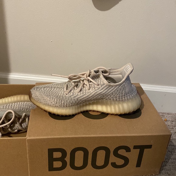 Yeezy boost 350, gray and green , Only wore 1-2 times.THESE PRICES ARE RAISING - Picture 2 of 5